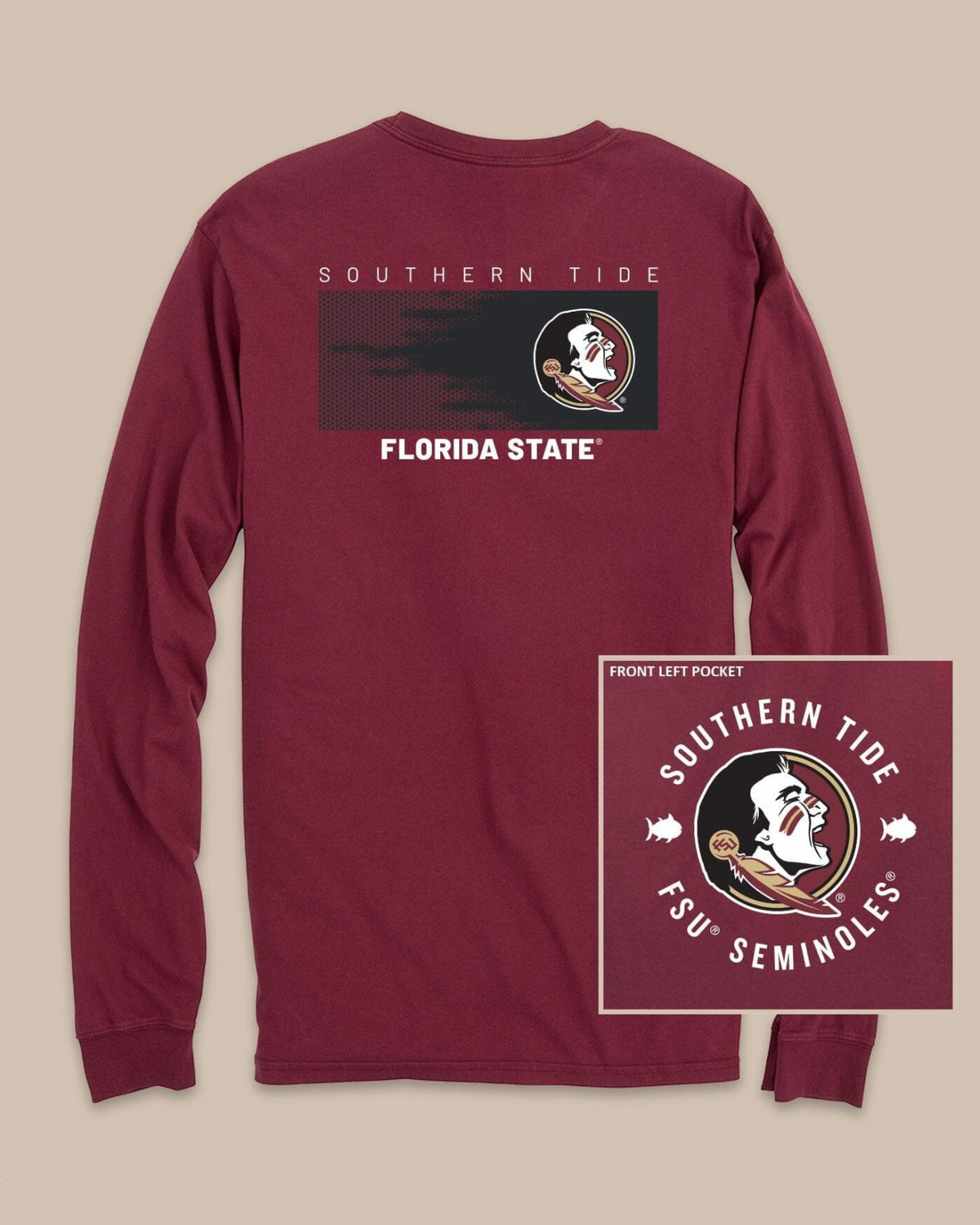 FSU Seminoles Gameday Hexagon T-Shirt | Southern Tide Collegiate
