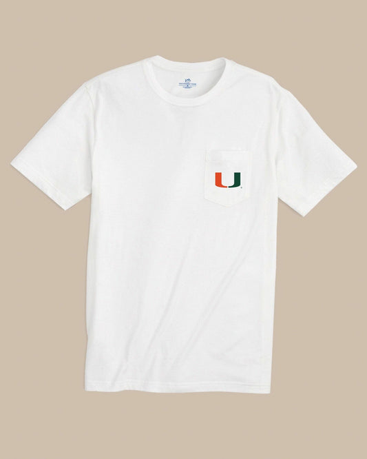 Miami Hurricanes Embroidered Short Sleeve T-Shirt | Southern Tide Collegiate