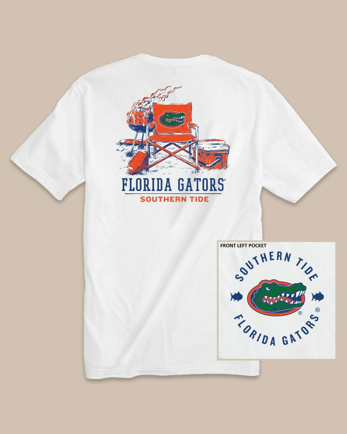 Florida Gators Gameday BBQ Tailgate T-Shirt | Southern Tide Collegiate