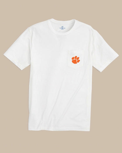 Clemson Tigers Embroidered Short Sleeve T-Shirt | Southern Tide Collegiate