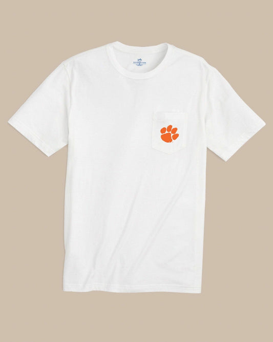 Clemson Tigers Embroidered Short Sleeve T-Shirt | Southern Tide Collegiate