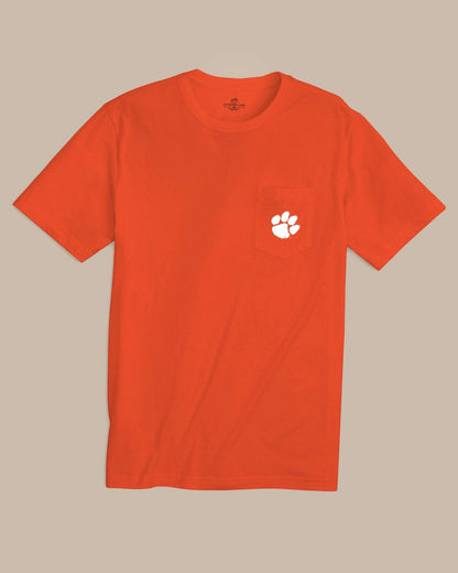 Clemson Tigers Embroidered Short Sleeve T-Shirt | Southern Tide Collegiate