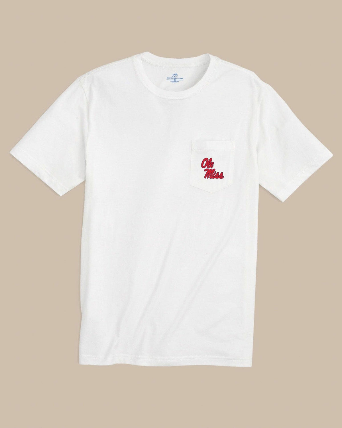 Ole Miss Rebels Embroidered Short Sleeve T-Shirt | Southern Tide Collegiate
