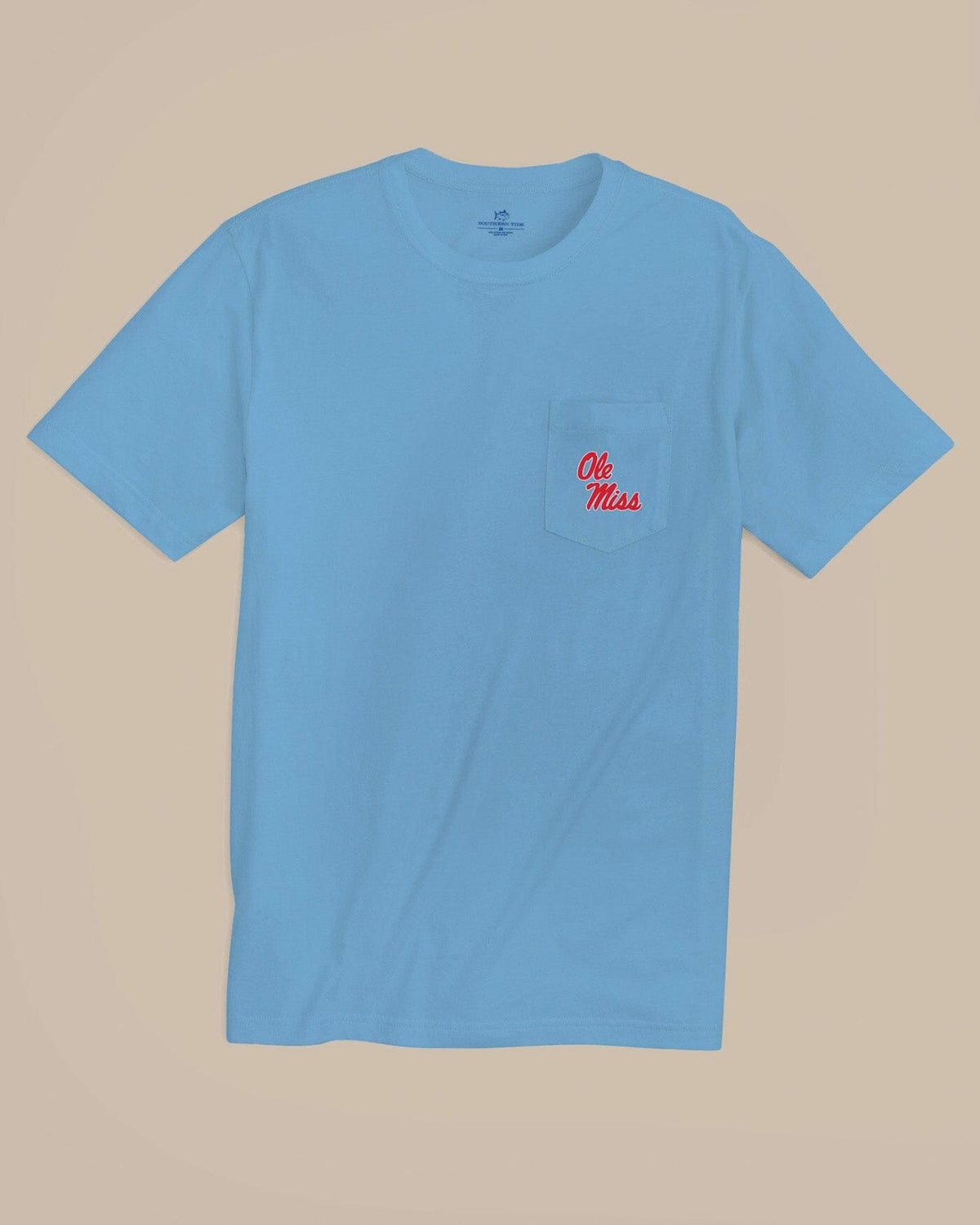 Ole Miss Rebels Embroidered Short Sleeve T-Shirt | Southern Tide Collegiate