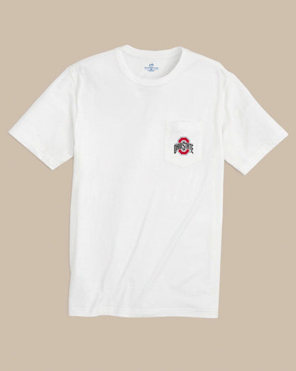 Ohio State Buckeyes Embroidered Short Sleeve T-Shirt | Southern Tide Collegiate