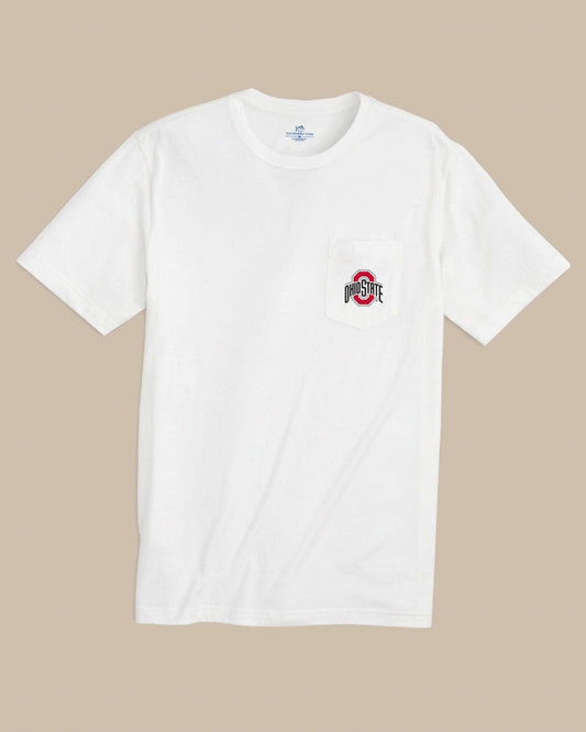 Ohio State Buckeyes Embroidered Short Sleeve T-Shirt | Southern Tide Collegiate