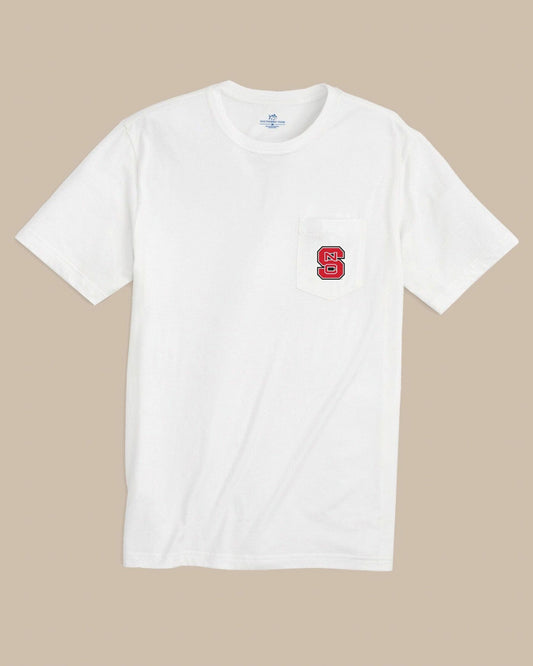 NC State Wolfpack Embroidered Short Sleeve T-Shirt | Southern Tide Collegiate