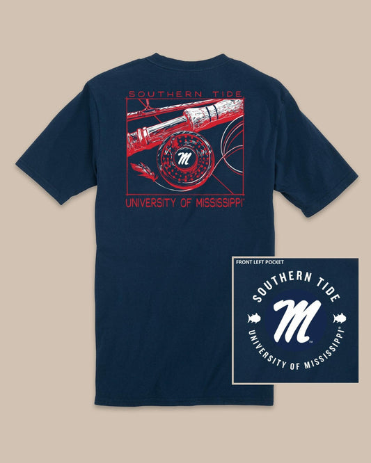 Ole Miss Rebels Gameday Fly Reel T-Shirt | Southern Tide Collegiate