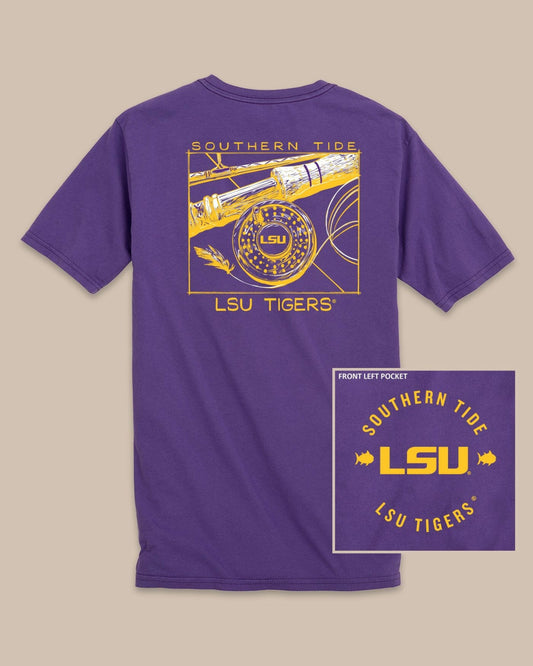 LSU Tigers Gameday Fly Reel T-Shirt | Southern Tide Collegiate