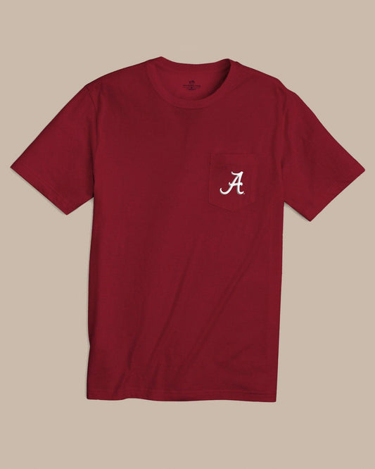 Alabama Crimson Tide Embroidered Short Sleeve T-Shirt | Southern Tide Collegiate