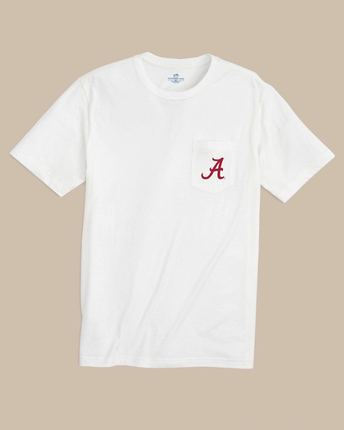 Alabama Crimson Tide Embroidered Short Sleeve T-Shirt | Southern Tide Collegiate