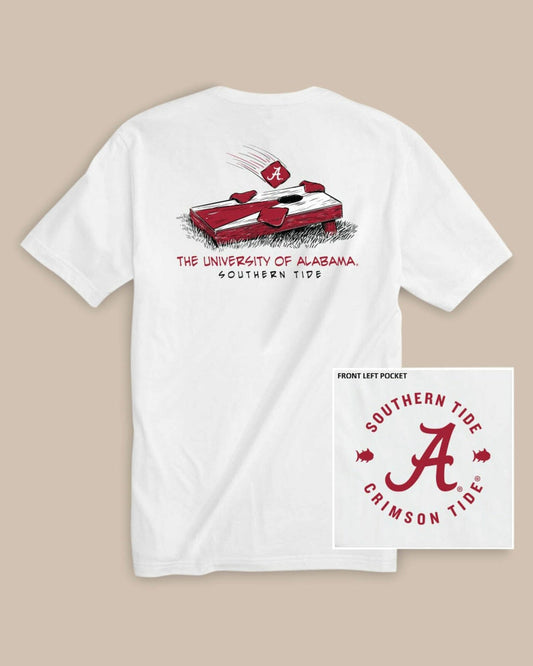 Alabama Crimson Tide Cornhole T-Shirt | Southern Tide Collegiate