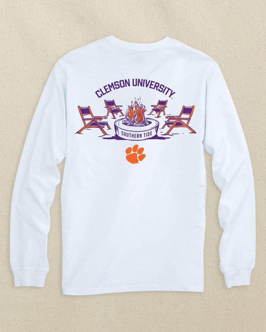 Clemson Tigers Bonfire Long Sleeve T-Shirt | Southern Tide Collegiate