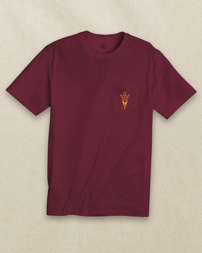 Arizona State Embroidered Short Sleeve T-Shirt | Southern Tide Collegiate