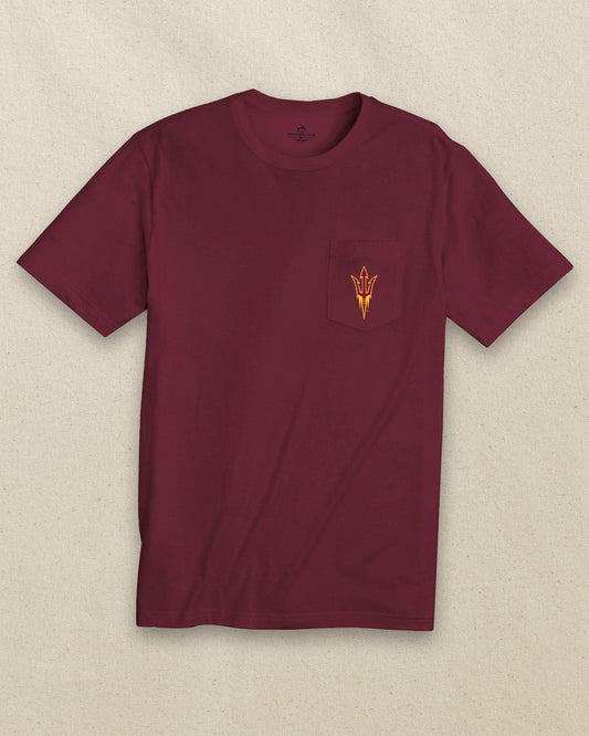 Arizona State Embroidered Short Sleeve T-Shirt | Southern Tide Collegiate