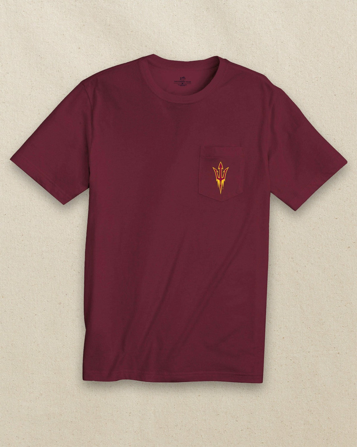 Arizona State Embroidered Short Sleeve T-Shirt | Southern Tide Collegiate