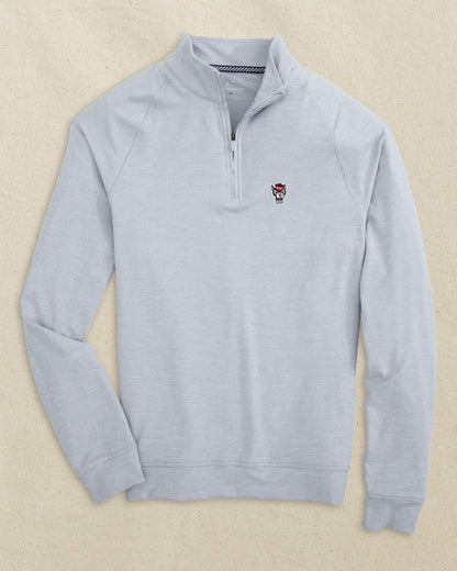 NC State Wolf Head Cruiser Quarter Zip | Southern Tide Collegiate