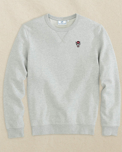 NC State Wolf Head Pullover Sweatshirt | Southern Tide Collegiate