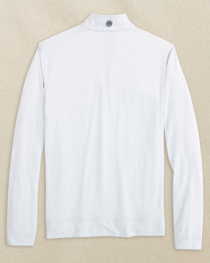 NC State Wolf Head Micro-Stripe Quarter Zip | Southern Tide Collegiate