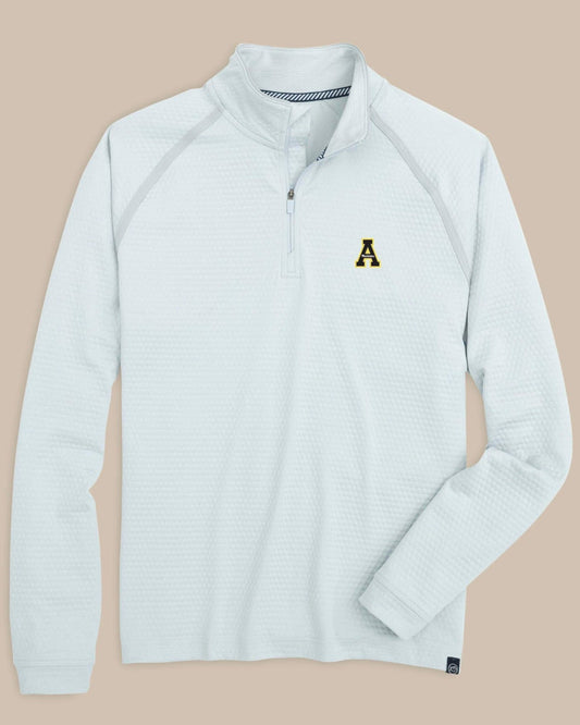 App State Scuttle Heather Quarter Zip | Southern Tide Collegiate