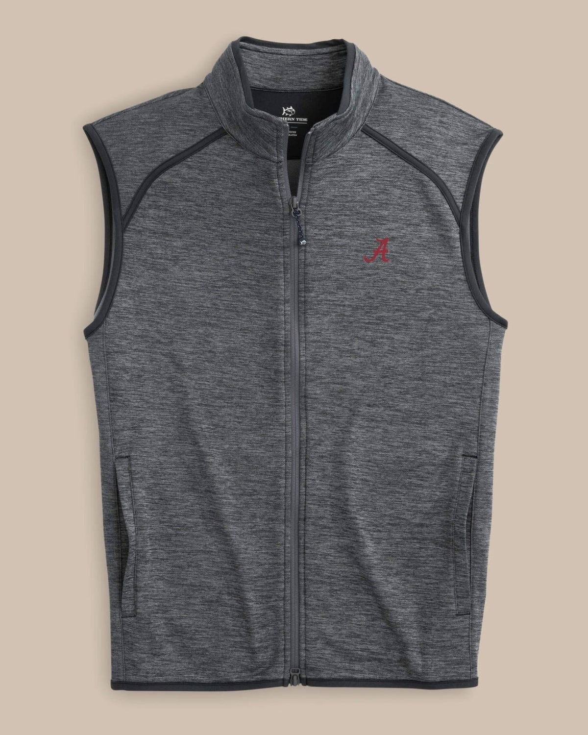Alabama Crimson Tide Baybrook Heather Vest | Southern Tide Collegiate