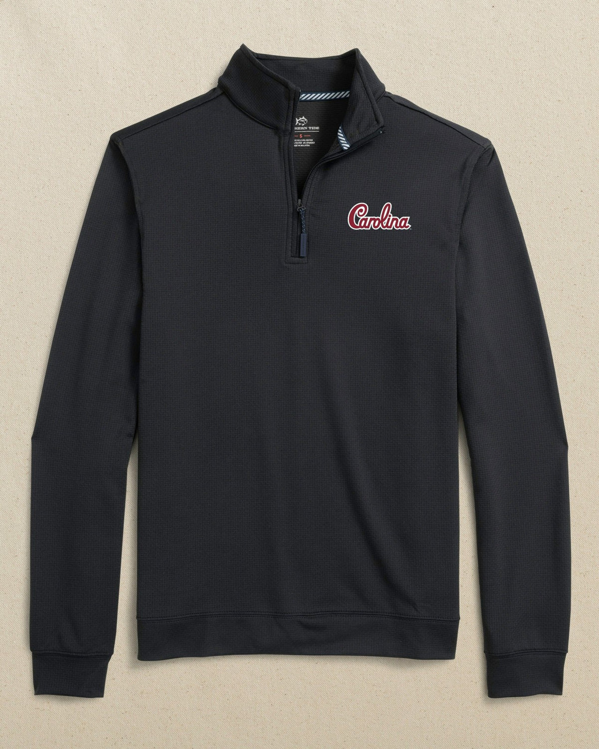 Carolina Script Gamecocks Schooner Quarter Zip | Southern Tide Collegiate
