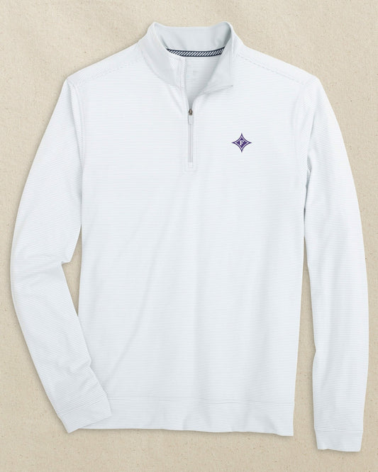 Furman Paladins Cruiser Micro-Stripe Quarter Zip | Southern Tide Collegiate