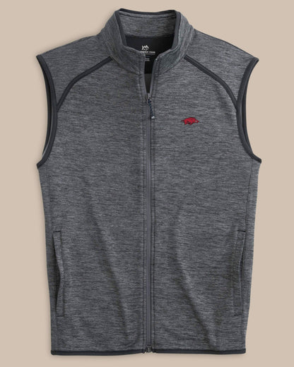 Arkansas Razorbacks Baybrook Heather Vest | Southern Tide Collegiate