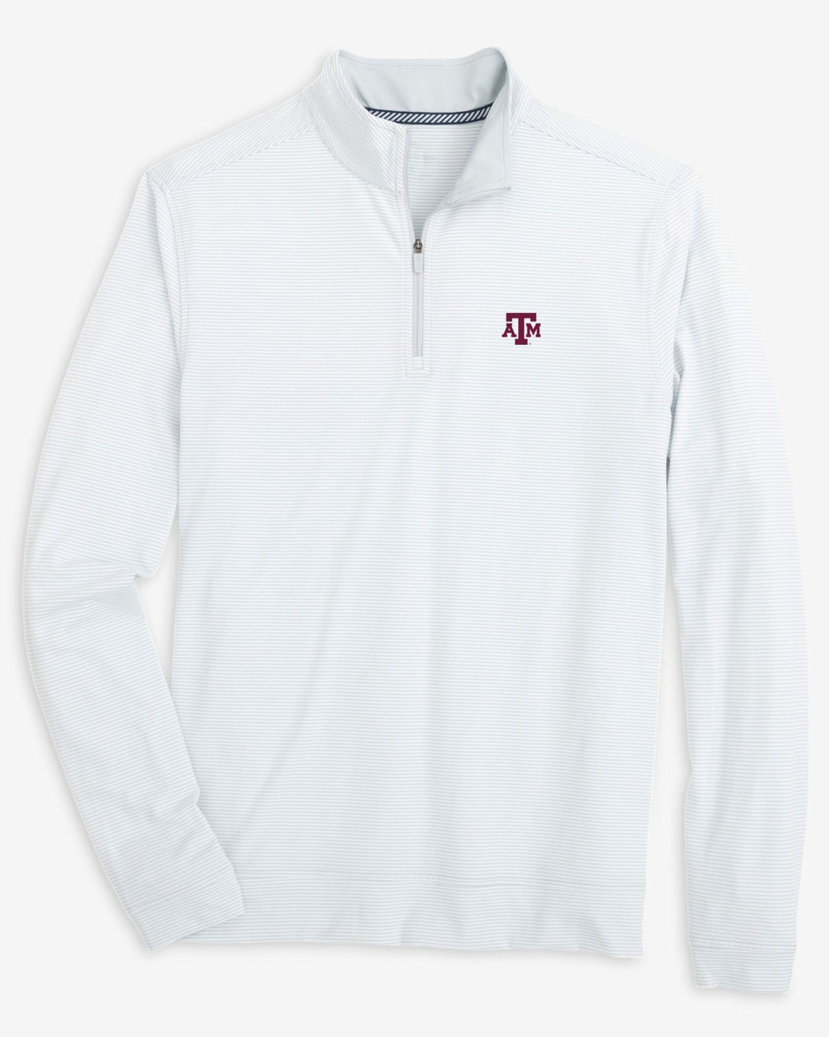 Texas A&M Aggies Stripe Heather Quarter Zip | Southern Tide Collegiate