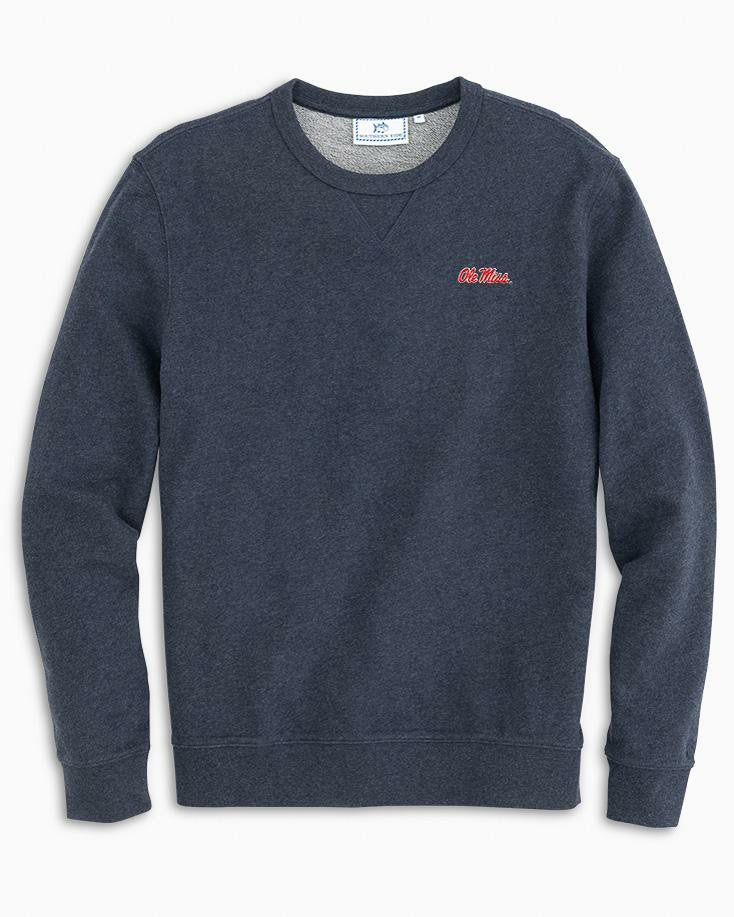 Ole Miss Apparel - Upper Deck Pullover Sweatshirt | Southern Tide Collegiate