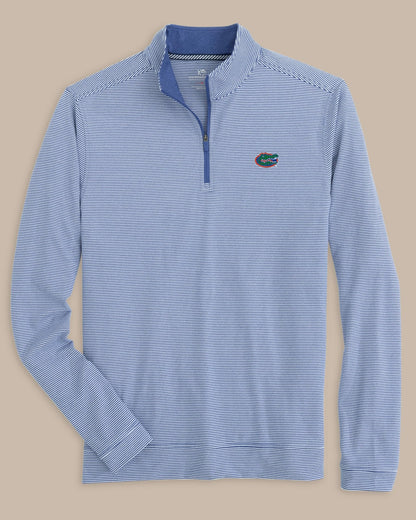 Florida Gators Stripe Heather Quarter Zip | Southern Tide Collegiate