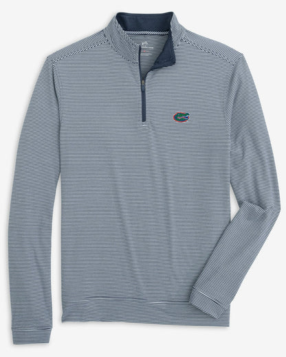 Florida Gators Stripe Heather Quarter Zip | Southern Tide Collegiate