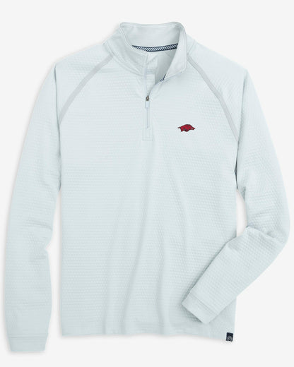 Arkansas Razorbacks Scuttle Heather Quarter Zip | Southern Tide Collegiate
