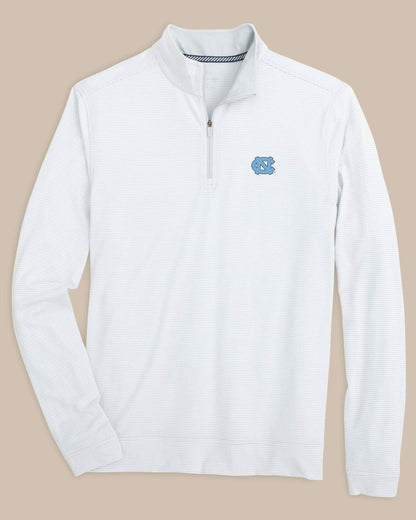 UNC Tar Heels Stripe Heather Quarter Zip | Southern Tide Collegiate