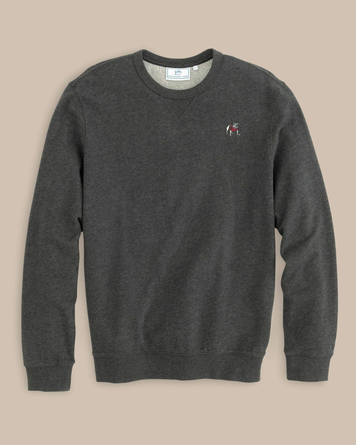 Georgia Bulldogs Upper Deck Pullover Sweater | Southern Tide Collegiate