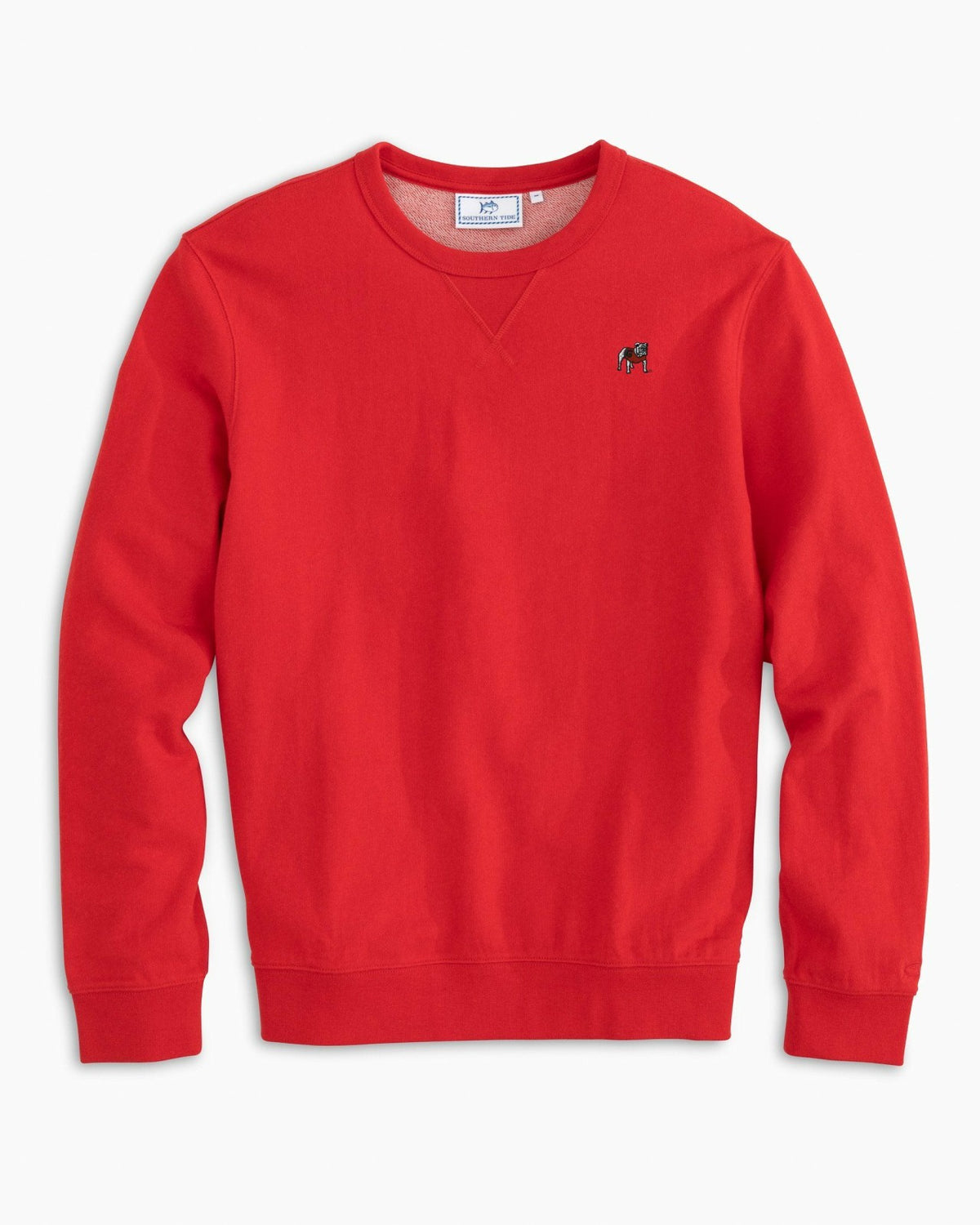 Georgia Bulldogs Upper Deck Pullover Sweater | Southern Tide Collegiate