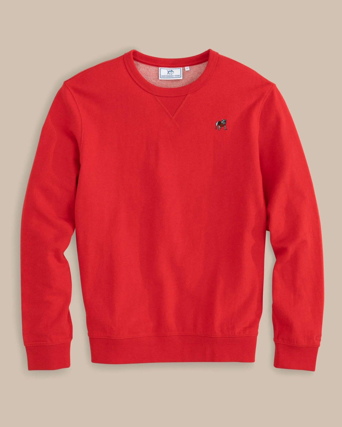 Georgia Bulldogs Upper Deck Pullover Sweater | Southern Tide Collegiate