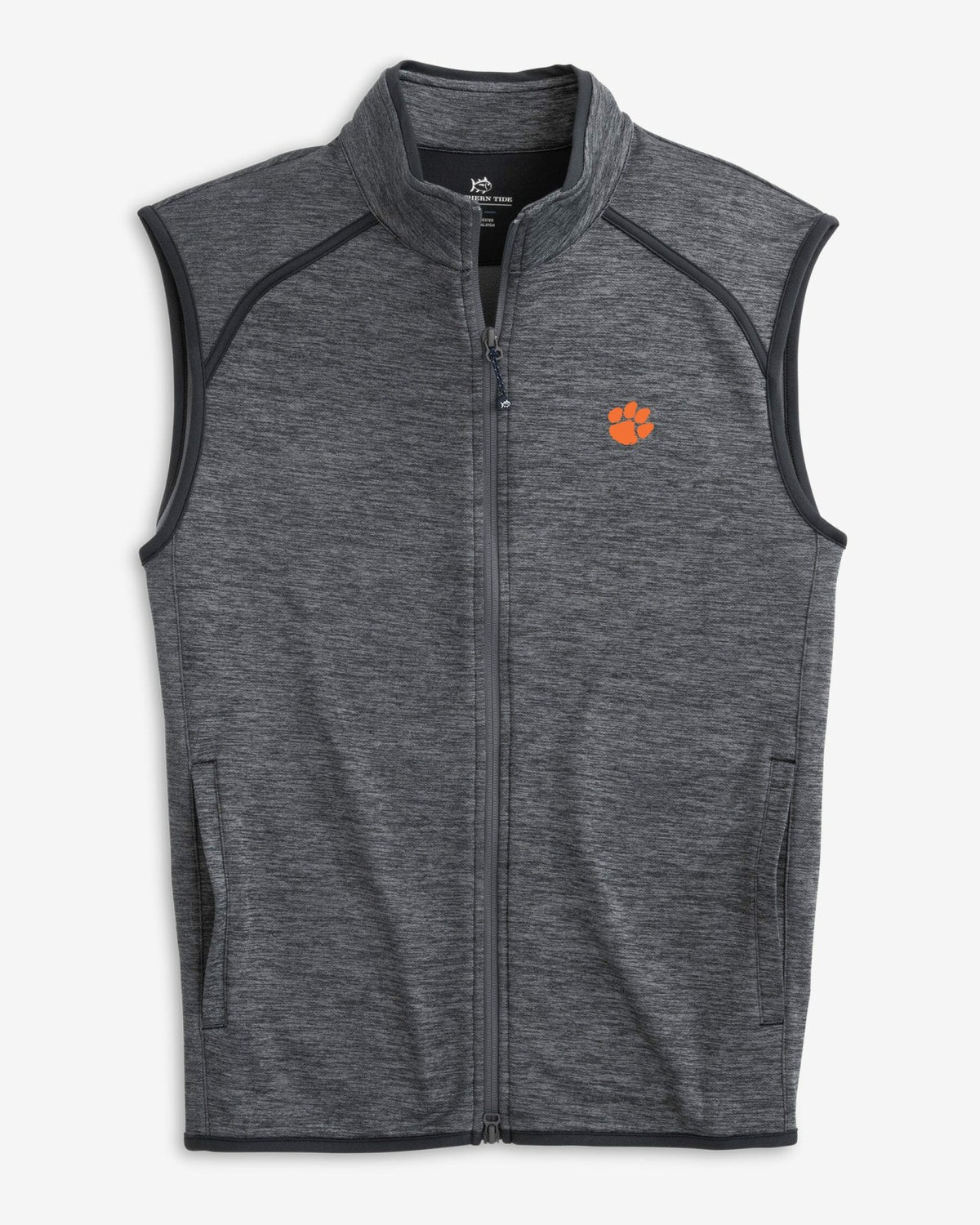 Clemson Tigers Baybrook Heather Vest | Southern Tide Collegiate