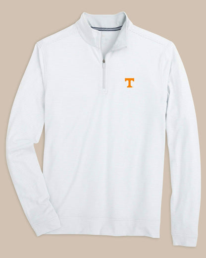 Tennessee Vols Stripe Heather Quarter Zip | Southern Tide Collegiate