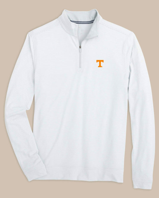 Tennessee Vols Stripe Heather Quarter Zip | Southern Tide Collegiate