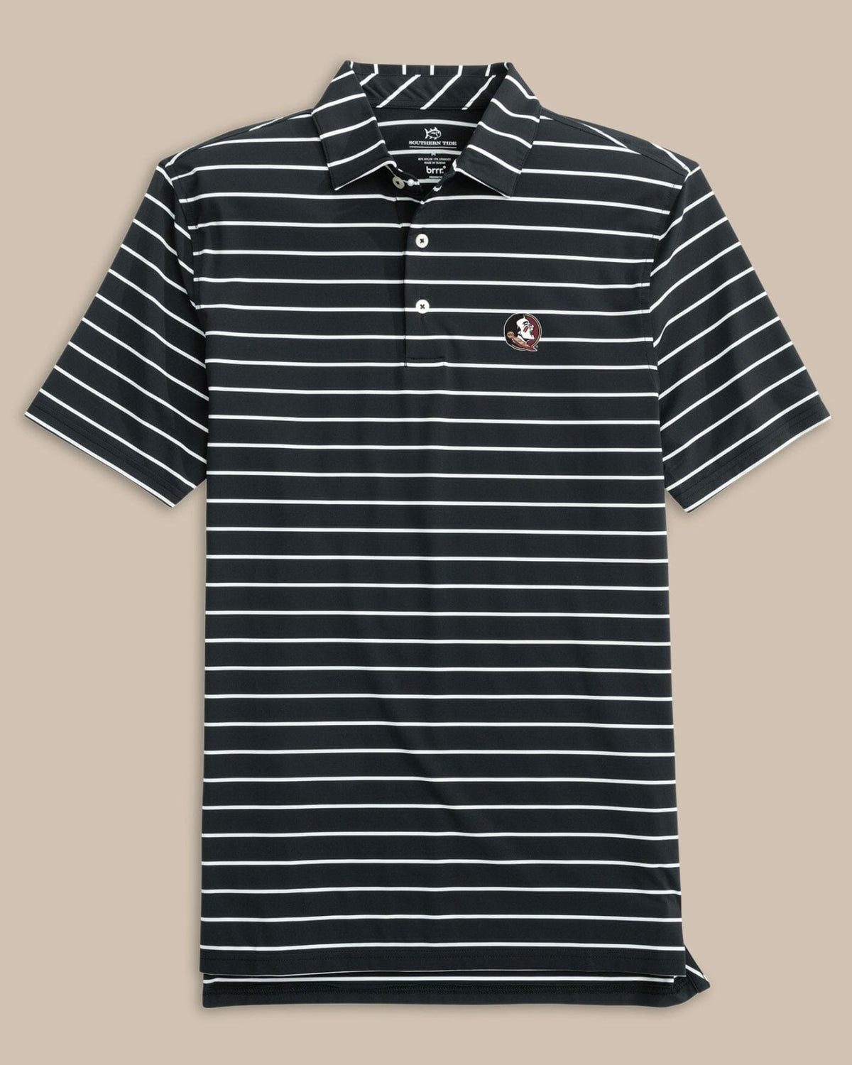 FSU Seminoles brrr°®-eeze Desmond Stripe Polo | Southern Tide Collegiate