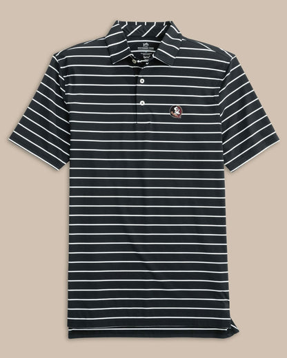 FSU Seminoles brrr°®-eeze Desmond Stripe Polo | Southern Tide Collegiate