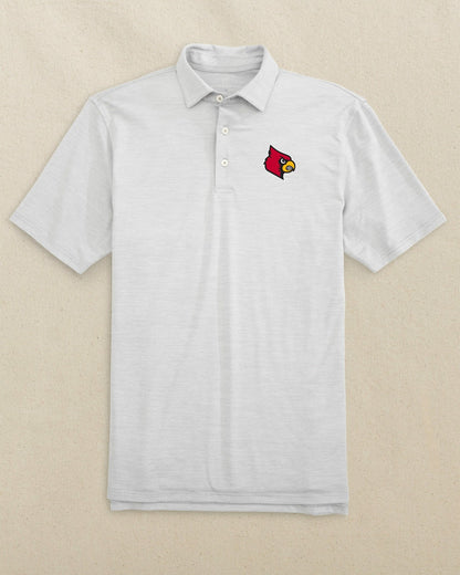 Louisville Cardinals Driver Spacedye Polo | Southern Tide Collegiate