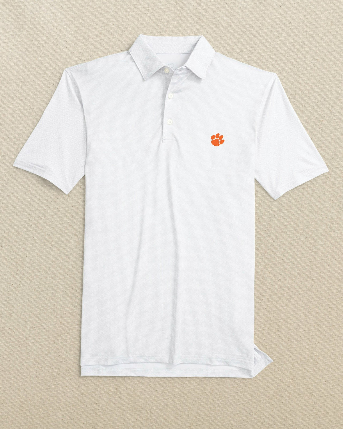Clemson Tigers Driver ST Geo Printed Polo | Southern Tide Collegiate