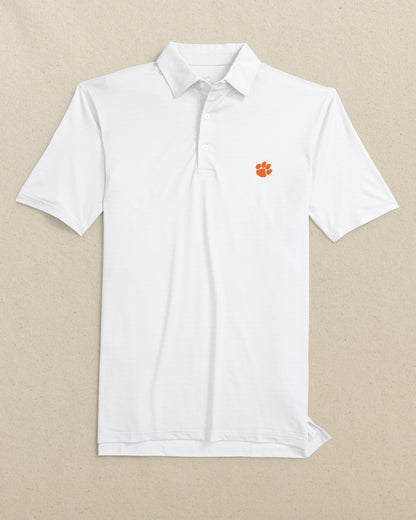 Clemson Tigers Driver ST Geo Printed Polo | Southern Tide Collegiate