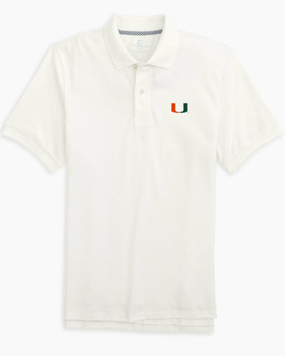 Miami Hurricanes Skipjack Polo Shirt | Southern Tide Collegiate