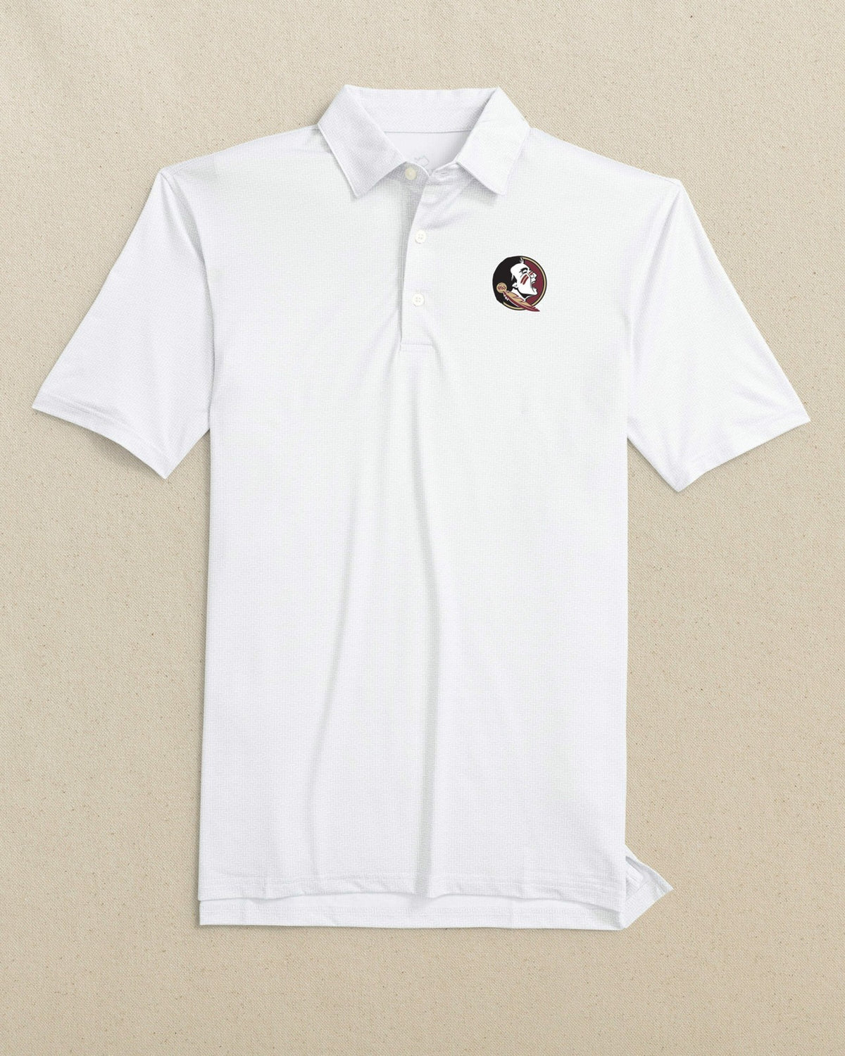 FSU Seminoles Driver ST Geo Printed Polo | Southern Tide Collegiate