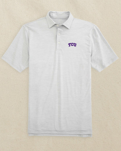 TCU Horned Frogs Driver Spacedye Polo Shirt | Southern Tide Collegiate