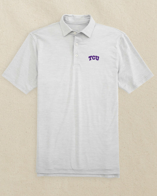 TCU Horned Frogs Driver Spacedye Polo Shirt | Southern Tide Collegiate