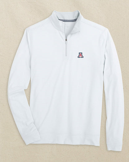 Arizona Wildcats Cruiser Stripe Quarter Zip | Southern Tide Collegiate